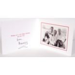 RARE PRINCE CHARLES HAND SIGNED CHRISTMAS GREETINGS CARD