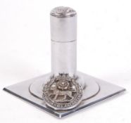 WWII SECOND WORLD WAR YORK & LANCASTER REGIMENT TRENCH ART LIGHTER