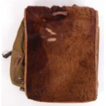 WWII SECOND WORLD WAR GERMAN SOLDIERS FUR HAVERSACK