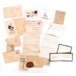 WWI BRISTOL SOLDIER'S LOVE LETTERS AND NOTICE OF DEATH