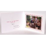 RARE PRINCE CHARLES HAND SIGNED CHRISTMAS GREETINGS CARD