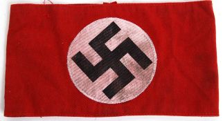 WWII GERMAN STYLE NSDAP NAZI PARTY MEMBERS ARM BAND