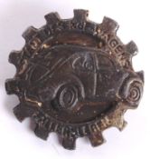 NAZI GERMAN VOLKSWAGEN WORKERS PIN BADGE