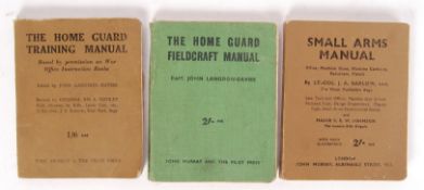 ORIGINAL WWII SECOND WORLD WAR HOME GUARD INSTRUCTION MANUALS