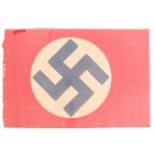 RARE NAZI HITLER YOUTH PAPER FLAG