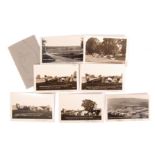 INTERESTING SET OF RATLEDGE POSTCARDS SHOWING PLANE CRASHES