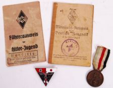 RARE WWII THIRD REICH GERMAN NAZI PARTY HITLER YOUTH EFFECTS