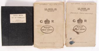 FASCINATING WWII SECOND WORLD WAR SOLDIER'S FIELD NOTES / TRAINING NOTES