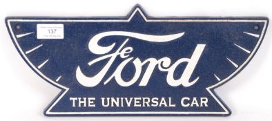 FORD "THE UNIVERSAL CAR" VINTAGE STYLE PLAQUE