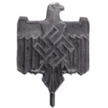 NAZI GERMAN THIRD REICH METAL MOTORCAR PENDANT