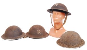 WWII SECOND WORLD WAR CIVIL DEFENCE RESCUE HELMETS