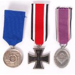 REPRODUCTION GERMAN FIRST & SECOND WORLD WAR MEDALS