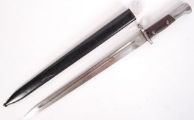 BELGIAN WWII SECOND WORLD WAR 1929-1949 LONG RIFLE BAYONET