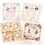 COLLECTION OF EDWARDIAN BRISTOL COMMEMORATIVE PAPER NAPKINS