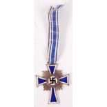 ORIGINAL WWII NAZI GERMAN MOTHER'S CROSS (THIRD CLASS)