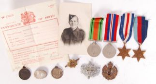 WWII MEDAL GROUP OF BRISTOL INTEREST & PERSONAL EFFECTS
