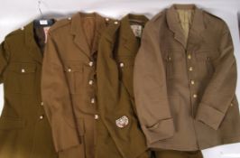 CONTEMPORARY BRITISH ARMY UNIFORM JACKETS