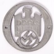 REPRODUCTION DDAC GERMAN AUTOMOBILE CLUB CAR GRILL BADGE