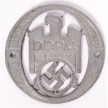 REPRODUCTION DDAC GERMAN AUTOMOBILE CLUB CAR GRILL BADGE