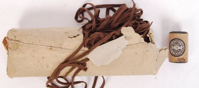 RARE WWII WAFFEN SS ISSUED COTTON & SHOE LACES