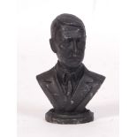 20TH CENTURY PLASTER BUST OF ADOLF HITLER