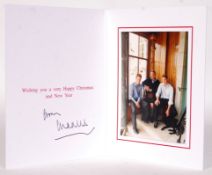 RARE PRINCE CHARLES HAND SIGNED CHRISTMAS GREETINGS CARD-