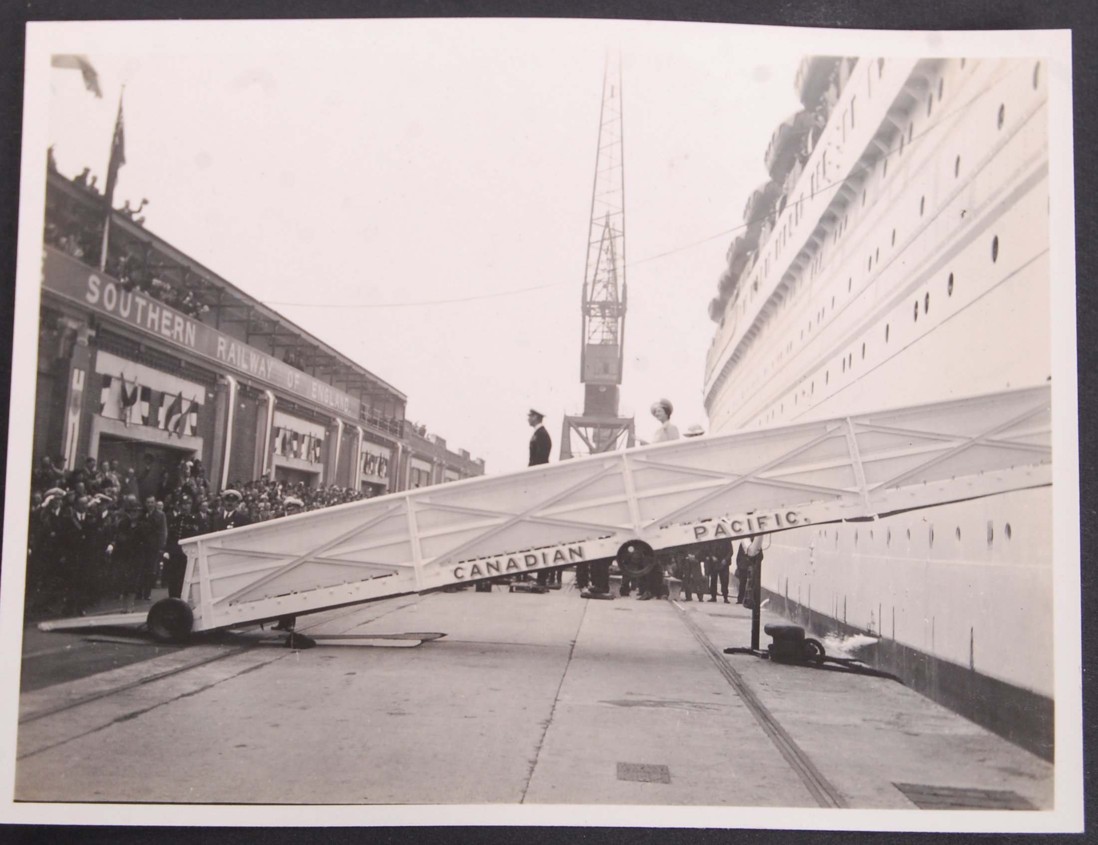 1930'S PHOTOGRAPH ALBUM - EMPRESS OF BRITAIN RETUR - Image 3 of 8