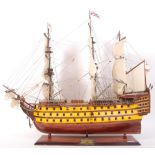 MUSEUM QUALITY HMS VICTORY HAND MADE LARGE SCALE MODEL