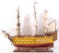 MUSEUM QUALITY HMS VICTORY HAND MADE LARGE SCALE MODEL