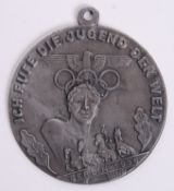 NAZI BERLIN OLYMPIC 1936 METAL PLAQUE