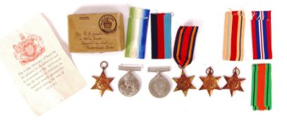 WWII MEDAL GROUP AWARDED TO DG WEBSTER OF MAIDENHEAD