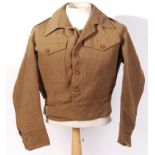 RARE WWII HOME GUARD COMPANY BATTLEDRESS TUNIC