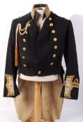 ANTIQUE 19TH CENTURY ROYAL NAVAL OFFICERS UNIFORM JACKET