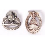 FIRST & SECOND WORLD WAR REPRODUCTION GERMAN AWARD BADGES