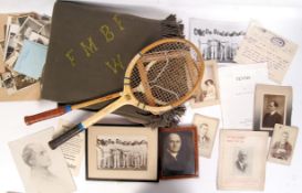 FRANCIS MARION BATES FISHER (FMB FISHER) TENNIS PLAYER ARCHIVE