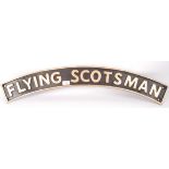 FLYING SCOTSMAN VINTAGE STYLE CAST IRON PLAQUE