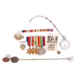 WWII SECOND WORLD WAR MEDAL GROUP & PERSONAL EFFECTS