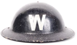 WWII SECOND WORLD WAR BRITISH ARP WARDEN'S HELMET