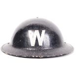 WWII SECOND WORLD WAR BRITISH ARP WARDEN'S HELMET