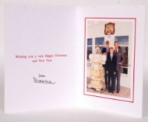 RARE PRINCE CHARLES HAND SIGNED CHRISTMAS GREETINGS CARD