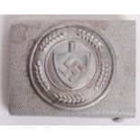 WWII SECOND WORLD WAR GERMAN RAD REPRODUCTION BELT BUCKLE