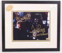 STAR WARS DUAL AUTOGRAPHED PHOTOGRAPH