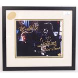 STAR WARS DUAL AUTOGRAPHED PHOTOGRAPH