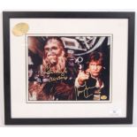 STAR WARS DUAL SIGNED AUTOGRAPHED PHOTOGRAPH