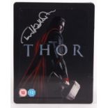 THOR BLURAY STEELBOOK EDITION DVD SIGNED BY TOM HIDDLESTON