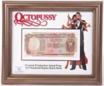 RARE JAMES BOND 007 OCTOPUSSY PROP BANK NOTE