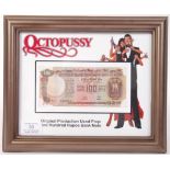 RARE JAMES BOND 007 OCTOPUSSY PROP BANK NOTE