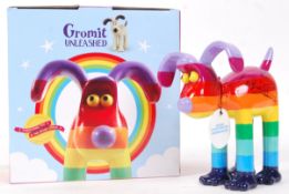 WALLACE & GROMIT 'GROMIT UNLEASHED' ORIGINAL AUTOGRAPHED FIGURINE