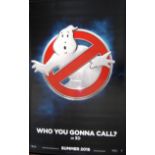 GHOSTBUSTERS 2016 LARGE VINYL ADVERTISING BANNER POSTER