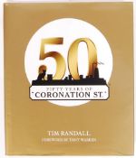 CORONATION STREET 50TH ANNIVERSARY AUTOGRAPHED BOOK